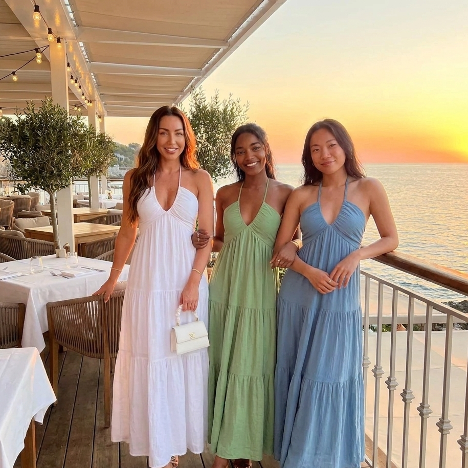 HerShimmer Maxi Dress