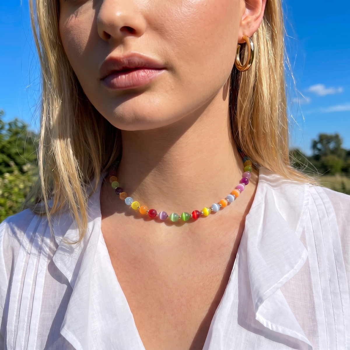 HerShimmer Opal Necklace